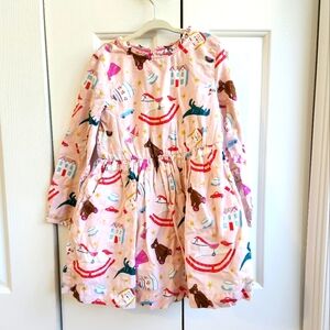 Mini boden Christmas toy dress size 4-5